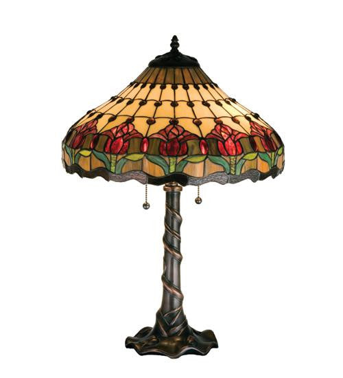 25.5 Inch H Colonial Tulip Table Lamp Table Lamps