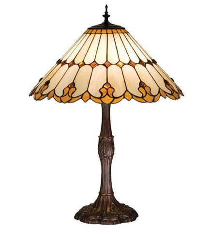 28.5 Inch H Nouveau Cone Table Lamp Table Lamps