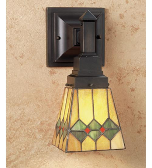 5 Inch W Martini Mission 1 Lt Wall Sconce Wall Sconces