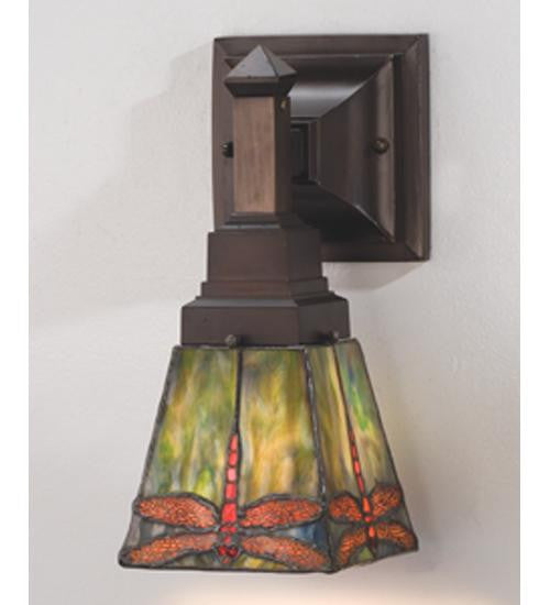 5 Inch W Prairie Dragonfly 1 Lt Wall Sconce Wall Sconces