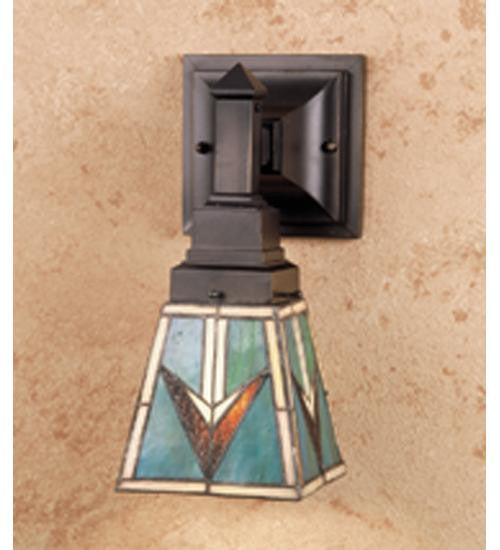 5 Inch W Comanche Mission 1 Lt Wall Sconce Wall Sconces