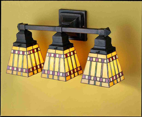 20 Inch W Prairie Corn 3 Lt Vanity Wall Sconces