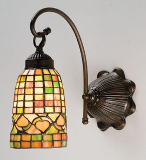 6 Inch W Autumn Tiffany 1 Lt Sconce Wall Sconces