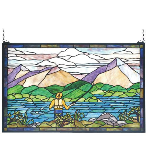 30 Inch W X 19 Inch H Gone Fly Fishing Window Windows