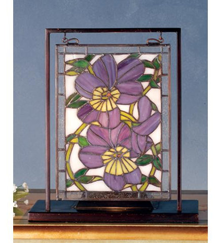 9.5 Inch W X 10.5 Inch H Pansies Mini Window Windows