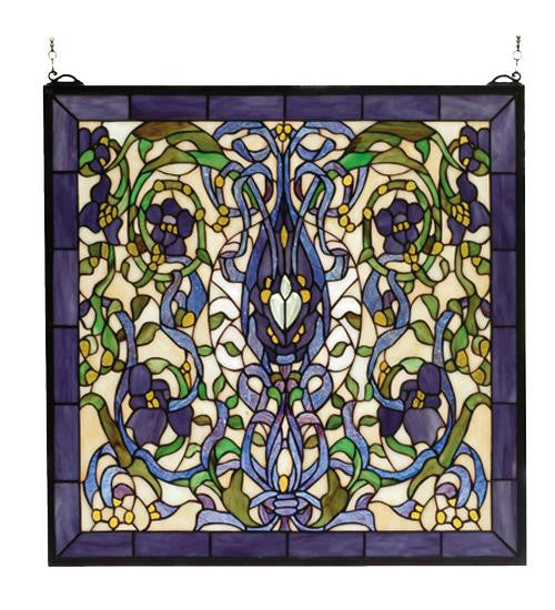 22 Inch W X 22 Inch H Floral Fantasy Window Windows