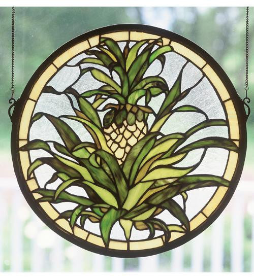 16 Inch X 16 Inch Welcome Pineapple Window Windows