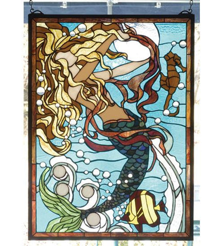 19 Inch W X 26 Inch H Mermaid Of The Sea Window Windows