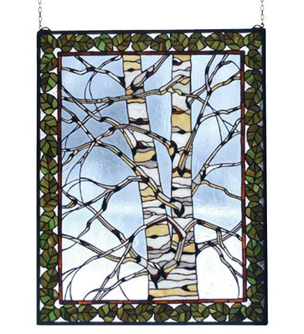 28 Inch W X 36 Inch H Birch Tree In Winter Window Windows