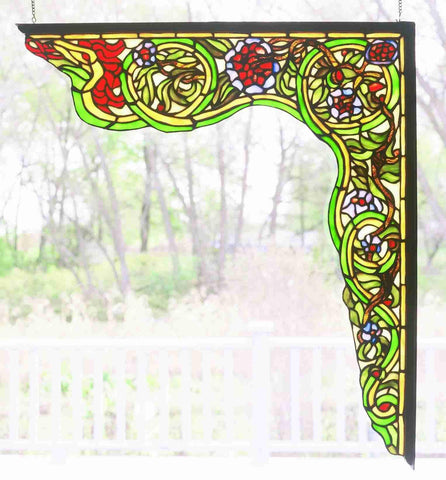 22 Inch W X 23.5 Inch H Serpent Right Corner Bracket Window Windows