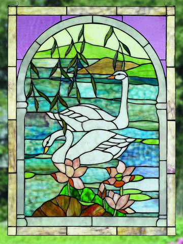 22 Inch X 30 Inch Swans Window Windows