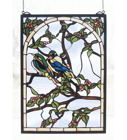 14 Inch W X 20 Inch H Lovebirds Window Windows