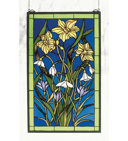 15 Inch Wx25 Inch H Spring Bouquet Window Windows