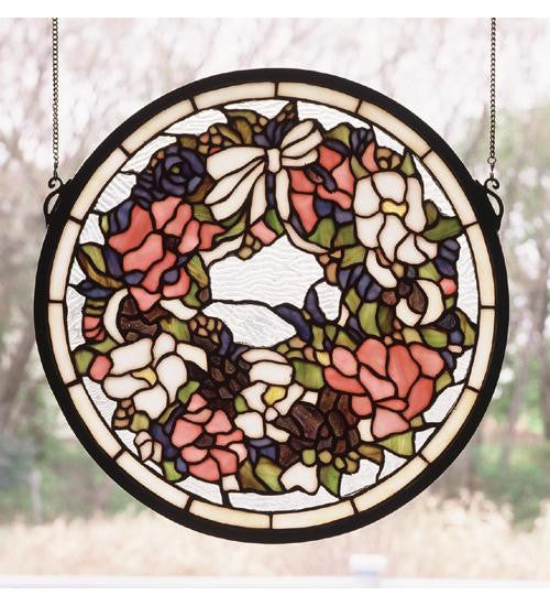 15 Inch W X 15 Inch H Wreath Window Windows