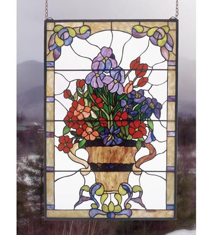 24 Inch W 36 Inch H Floral Arrangement Windows