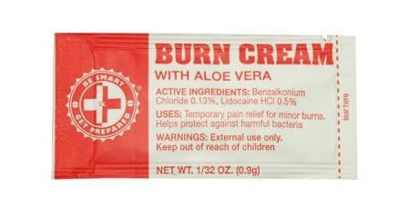 100 Burn Cream Packets