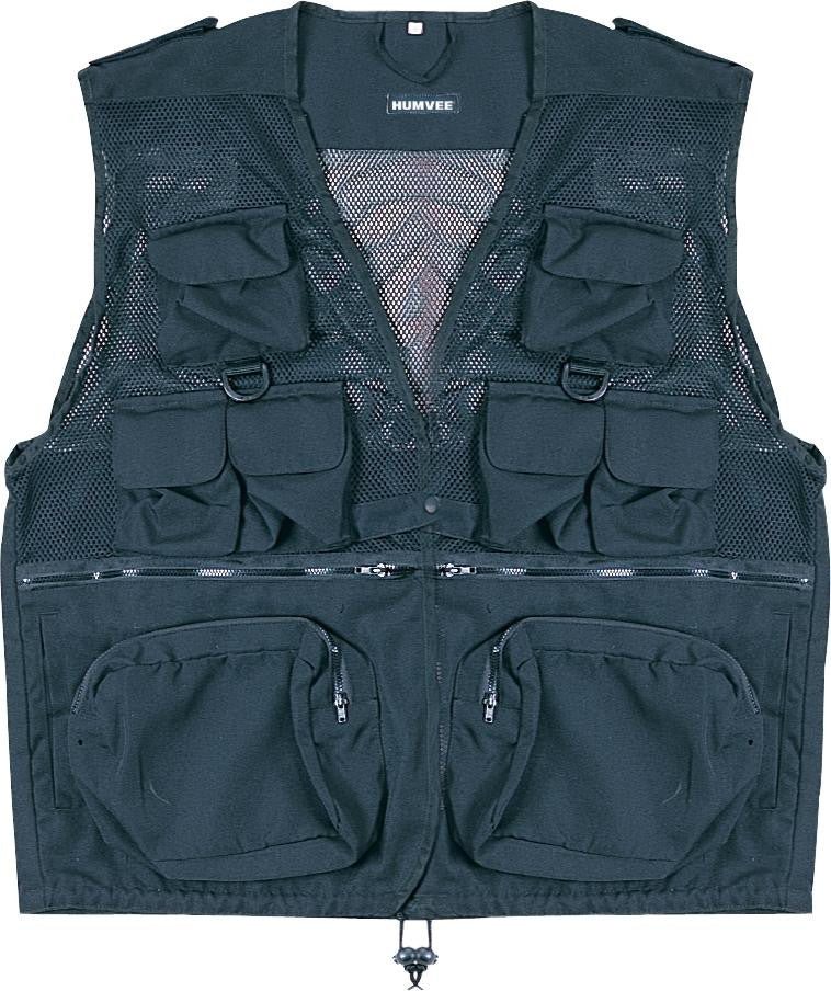 Humvee Combat Black Tactical Vest XL