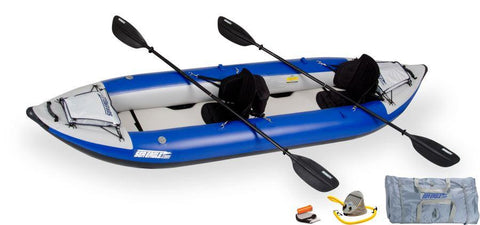 Sea Eagle 380X Inflatable Kayak Pro Includes Seats Paddles and Pump