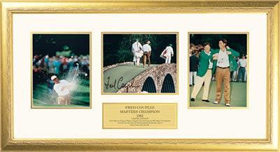 Fred Couples - 1992 Masters Photo Collage - Autographed