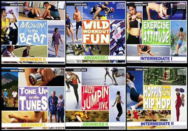 6 Pack Of Exercise Music CDS