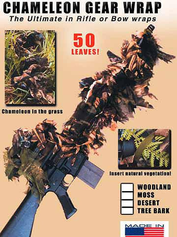 Chameleon Gear Wrap Rifle Cover Woodland