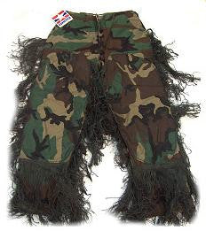 Sniper Ghillie Pants Woodland Small