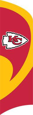 TTKC Chiefs Tall Team Flag with pole