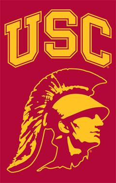 AFUSCT USC with Trojan Head 44x28 Applique Banner