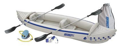 Sea Eagle 370 12ft 3in Inflatable Kayak Incl Paddles Seats and Pump