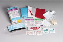 16 piece Bodily fluid clean-up pack- disposable tray- 1 ea.