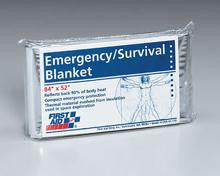 Emergency blanket- 52 in. x84 in. - 5 per dispenser box