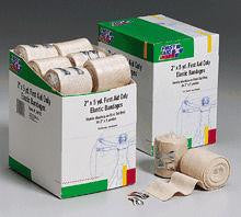 2 in. x5 yd. First Aid Only elastic (ace) bandage- latex free w- two fasteners- 18 per dispenser box