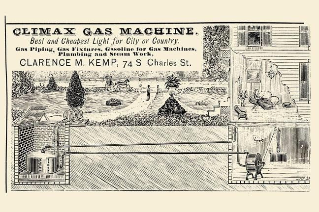 Climax Gas Machine 20x30 poster