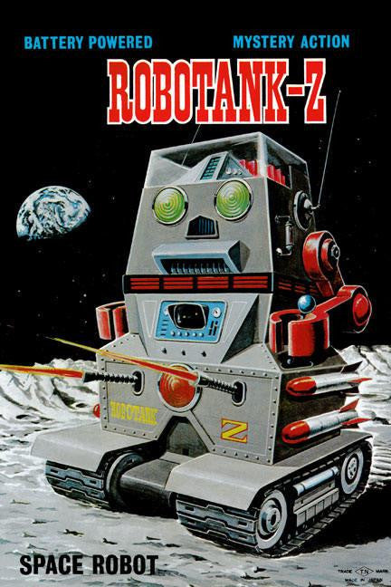 Robotank-Z Space Robot 20x30 poster