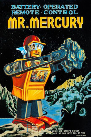 Battery Operated Remote Control Mr. Mercury 20x30 poster