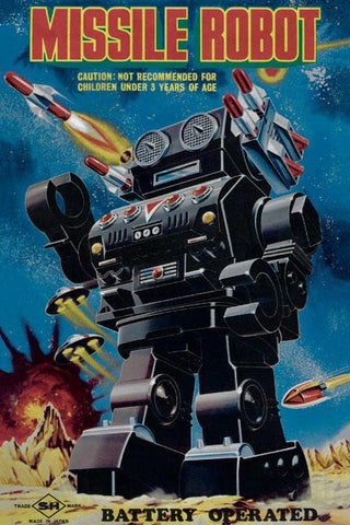 Missile Robot 20x30 poster