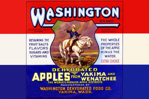 Washington Brand Dehydrated Apples 20x30 poster