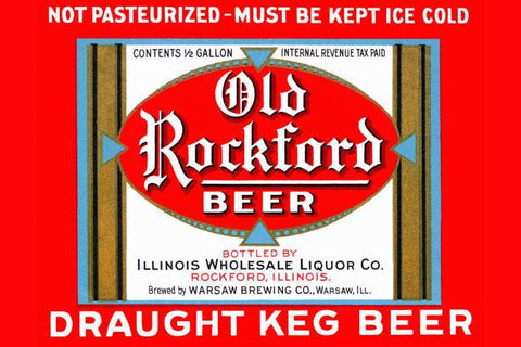 Old Rockford Beer 20x30 poster