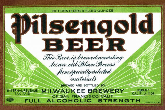 Pilsengold Beer 20x30 poster