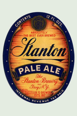 Stanton Pale Ale Beer 20x30 poster