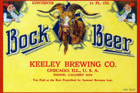 Bock Beer 20x30 poster