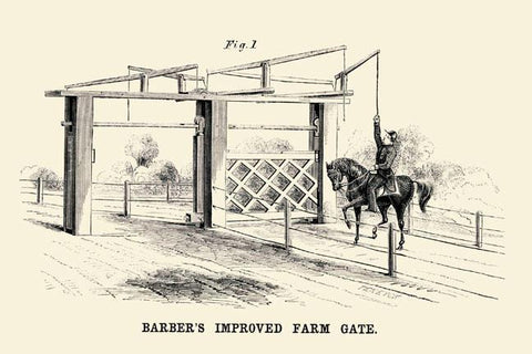 Barbers Improved Farm Gate 20x30 poster