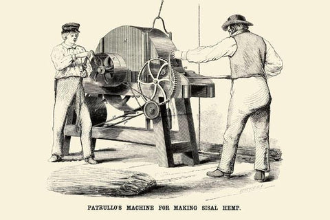 Patrullos Machine for Making Sisal Hemp 20x30 poster