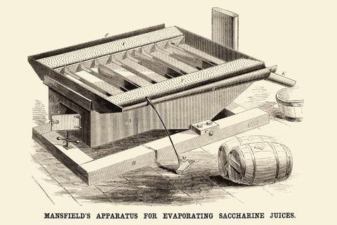 Mansfields Apparatus for Evaporating Saccharine Juices 20x30 poster