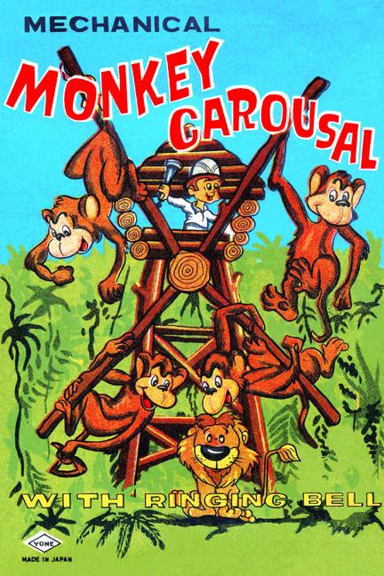 Mechanical Monkey Carousal 20x30 poster