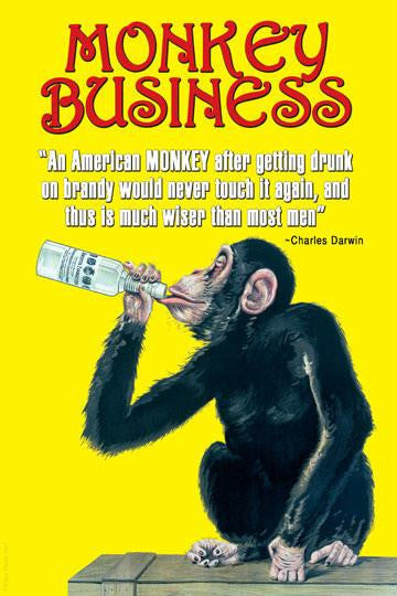 Monkey Business 20x30 poster