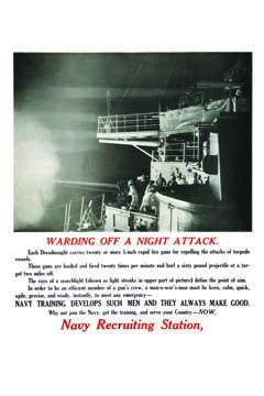 Warding off a night attack 20x30 poster