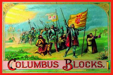 Columus Blocks 20x30 poster