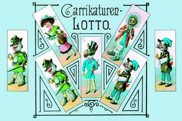 Carrikaturen Lotto 20x30 poster