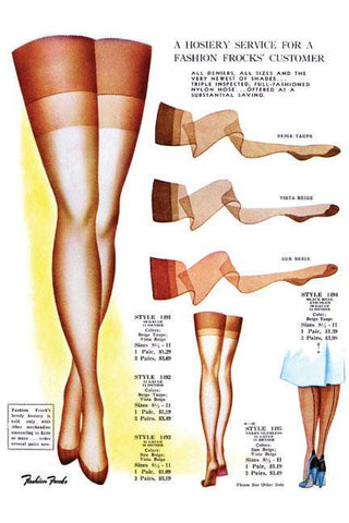 A Hosiery Service for a Fashion Frocks Customer 20x30 poster